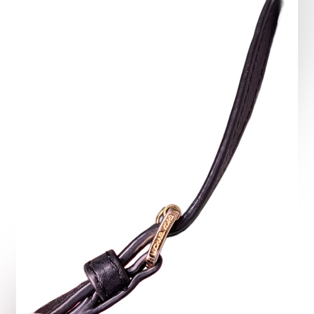 Michael Kors pebbled Faux Leather Black Crossbody Bag GUC - Picture 12 of 16